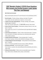 CS163 CSET MANDARIN SUBTEST I ALL-IN-ONE PACKAGE DEAL &vert; 3 FULL PRACTICE EXAMS&comma; 450&plus; ALIGNED QUESTIONS&comma; PHONETICS&comma; SYNTAX & TRANSFORMATION MATRICES &mdash; 100&percnt; VERIFIED