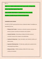 FDNY Z-51 &sol; RSOE Fundamentals Exam Study Guide &vert; Refrigerating System Operating Engineer Exam Part I&NewLine;Latest October 2026 Release &vert; Updated Exam Prep &vert; Practice Questions&comma; Verified Answers & Detailed Explanations&NewLine;