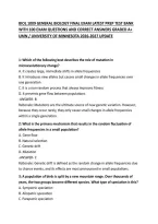 Biol 1009 General Biology Final Exam Latest Prep Test Bank With 100 Exam Questions And Correct Answers Graded A&plus; Umn &sol; University Of Minnesota 2026-2027 Update