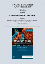McCance & Huether&rsquo;s Pathophysiology 9th Edition Test Bank &vert; 49 Chapters &vert; MCQs & Multiple Response &vert; Julia Rogers