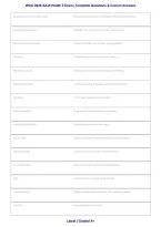 &NewLine;WGU D446 Adult Health II &vert; Complete Exam Questions & Verified Answers &vert; Grade A&plus; &vert; 2026&ndash;2027