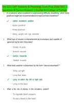 Fire 2271 EMT Anatomy & Physiology Exam Prep 2026 &vert; 153 Most Tested Questions & Correct Answers &vert; Latest Update &vert; Graded A&plus;