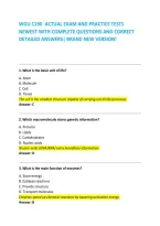 Wgu C190 Actual Exam And Practice Tests &NewLine;Newest With Complete Questions And Correct &NewLine;Detailed Answers&vert; Brand New Version&excl;
