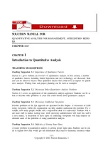 Solution Manual for Quantitative Analysis for Management 14th Edition &ndash; Complete Solutions & Answers