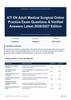 ATI EN Adult Medical Surgical Online Practice Exam Questions & Verified Answers Latest 2026&sol;2027 Edition