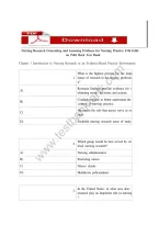 Test Bank for Nursing Research&colon; Generating and Assessing Evidence for Nursing Practice &ndash; Questions & Answers