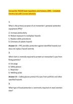 Ironworker NCCER Exam Questions and Answers 2026 &ndash; Complete &NewLine;Practice Set with Correct Solutions 