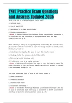 TNCC Practice Exam Questions and Answers Updated 2027
