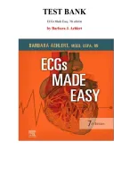 Test Bank for ECGs Made Easy&comma; 7th Edition &lpar;Aehlert&comma; 2022&rpar; Chapter 1-10 &vert; All Chapters