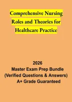 Comprehensive Nursing Roles and Theories for Healthcare Practice Test 2026 &vert; Study Guide & Practice Questions