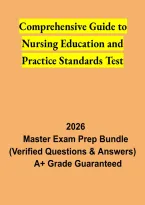 Comprehensive Nursing Education and Practice Standards Test 2026 &vert; Nursing Scope&comma; Standards & Exam Study Guide