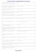 Fire Service Final Exam &vert; Complete Questions & Verified Answers &vert; Firefighter Exam Prep &vert; Grade A&plus; &vert; 2026&ndash;2027