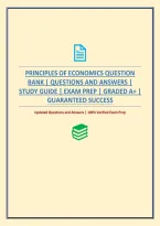 Principles Of Economics Question Bank &vert; Questions And Answers &vert; Study Guide &vert; Exam Prep