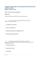 Test Bank Davis Advantage For Fundamentals Of Nursing &lpar;2 Volume Set&rpar; 4Th Edition Judith M&period; Wilkinson