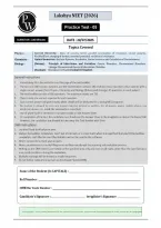 PW Lakshya NEET 2026 Practice Test 05 Exam Review&colon; Physics&comma; Chemistry & Biology Solutions