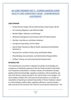 Alf Core Training Test 3 &ndash; Florida Assisted Living &NewLine;Facility Core Competency Exam &ndash; Comprehensive &NewLine;Assessment&rsqb;