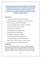Nrnp 6531 Final Exam Newest 2026&sol;2027 Actual Exam &NewLine;Testbank&vert; Nrnp 6531 Adult Primary Care Final Exam &NewLine;Review With Complete Real Exam Questions And &NewLine;Correct Detailed Answers &lpar;Verified Answers&rpar; Already &NewLine;Graded A&plus; &lpar;Brand New&excl;&excl;&rpar; &NewLine; &NewLine;Core Domains &NewLine;&bull; Adva