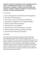 Arizona College Of Nursing Nur 354 Pharmacology Ii&NewLine;Exam 3 Comprehensive Review &vert; 100&percnt; Answered&NewLine;Questions & Answers &vert; Updated 2026 Questions And&NewLine;Correct Answers &lpar;Verified Answers&rpar; Plus Rationales&NewLine;2026 Q&A &vert; Instant Download Pdf&period;