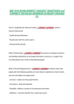 Idm 1010 Exam Newest 2026&sol;2027 Questions And &NewLine;Correct Detailed Answers Already Graded &NewLine;A&plus;