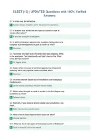 CLEET &lpar;13&rpar; &vert; UPDATED Questions with 100&percnt; Verified&NewLine;Answers