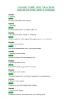 Slhs 2203 Exam 1 Updated Actual&NewLine;Questions And Correct Answers