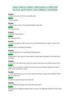 Smog Check Inspector Exam Ca Updated&NewLine;Actual Questions And Correct Answers
