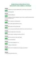 Soar Finals Updated Actual&NewLine;Questions And Correct Answers
