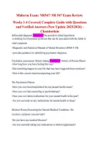 NR547 &sol; NR 547 Midterm Exam Review &ndash; Weeks 1&ndash;4 Covered &vert; Complete Study Guide with Questions and Verified Answers &lpar;2025&sol;2026&rpar;&comma; Chamberlain