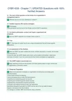 CYBR 4330 - Chapter 7 &vert; UPDATED Questions with 100&percnt;&NewLine;Verified Answers