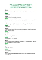Soci 1301 Exam 1 Review Featuring&NewLine;Chapters 1-9 Updated Actual&NewLine;Questions And Correct Answers