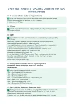 CYBR 4330 - Chapter 6 &vert; UPDATED Questions with 100&percnt;&NewLine;Verified Answers