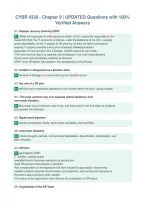 CYBR 4330 - Chapter 9 &vert; UPDATED Questions with 100&percnt;&NewLine;Verified Answers
