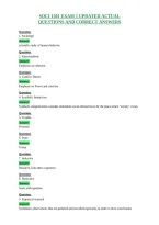 Soci 1301 Exam 1 Updated Actual&NewLine;Questions And Correct Answers