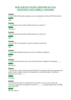 Soil Science Exam 2 Updated Actual&NewLine;Questions And Correct Answers