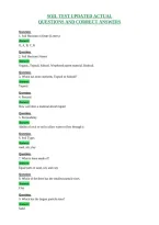 Soil Test Updated Actual&NewLine;Questions And Correct Answers