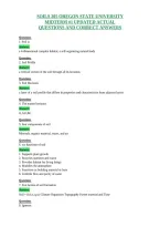Soils 205 Oregon State University&NewLine;Midterm &num;1 Updated Actual&NewLine;Questions And Correct Answers