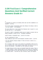 S-290 Final Exam A  Comprehensive Questions And Verified Correct Answers Grade A&plus;