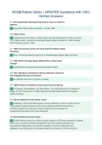 HCQM-Patient Safety &vert; UPDATED Questions with 100&percnt;&NewLine;Verified Answers