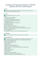 Nan McKay HCV Specialist Certification &vert; UPDATED&NewLine;Questions with 100&percnt; Verified Answers