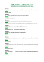 Spch 1315 Quiz 1 Updated Actual&NewLine;Questions And Correct Answers