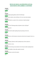 Spch 1315 Quiz 1-10 Updated Actual&NewLine;Questions And Correct Answers
