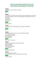 Sped 110 Midterm Updated Actual&NewLine;Questions And Correct Answers