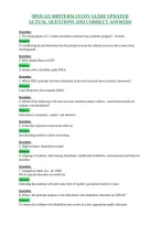 Sped 221 Midterm Study Guide Updated&NewLine;Actual Questions And Correct Answers