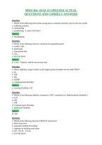 Sped 364&colon; Quiz &num;2 Updated Actual&NewLine;Questions And Correct Answers