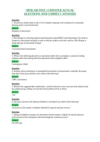Sped 430 Test 1 Updated Actual&NewLine;Questions And Correct Answers