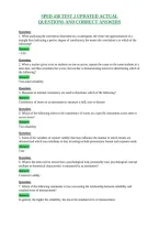 Sped 430 Test 2 Updated Actual&NewLine;Questions And Correct Answers