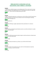 Sped 430 Test 3 Updated Actual&NewLine;Questions And Correct Answers