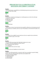 Sped 430 Test Ch 1&comma;2&comma;3 Updated Actual&NewLine;Questions And Correct Answers