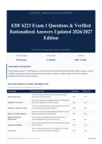 EDF 6223 Exam 1 Questions & Verified Rationalized Answers Updated 2026&sol;2027 Edition &lpar;1&rpar;