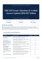 EDF 6223 Exam 1 Questions & Verified Answers Updated 2026&sol;2027 Edition &lpar;1&rpar;